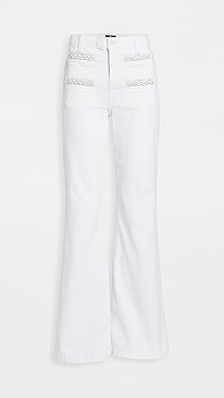 7 For All Mankind - Georgia Braided Welt Jeans