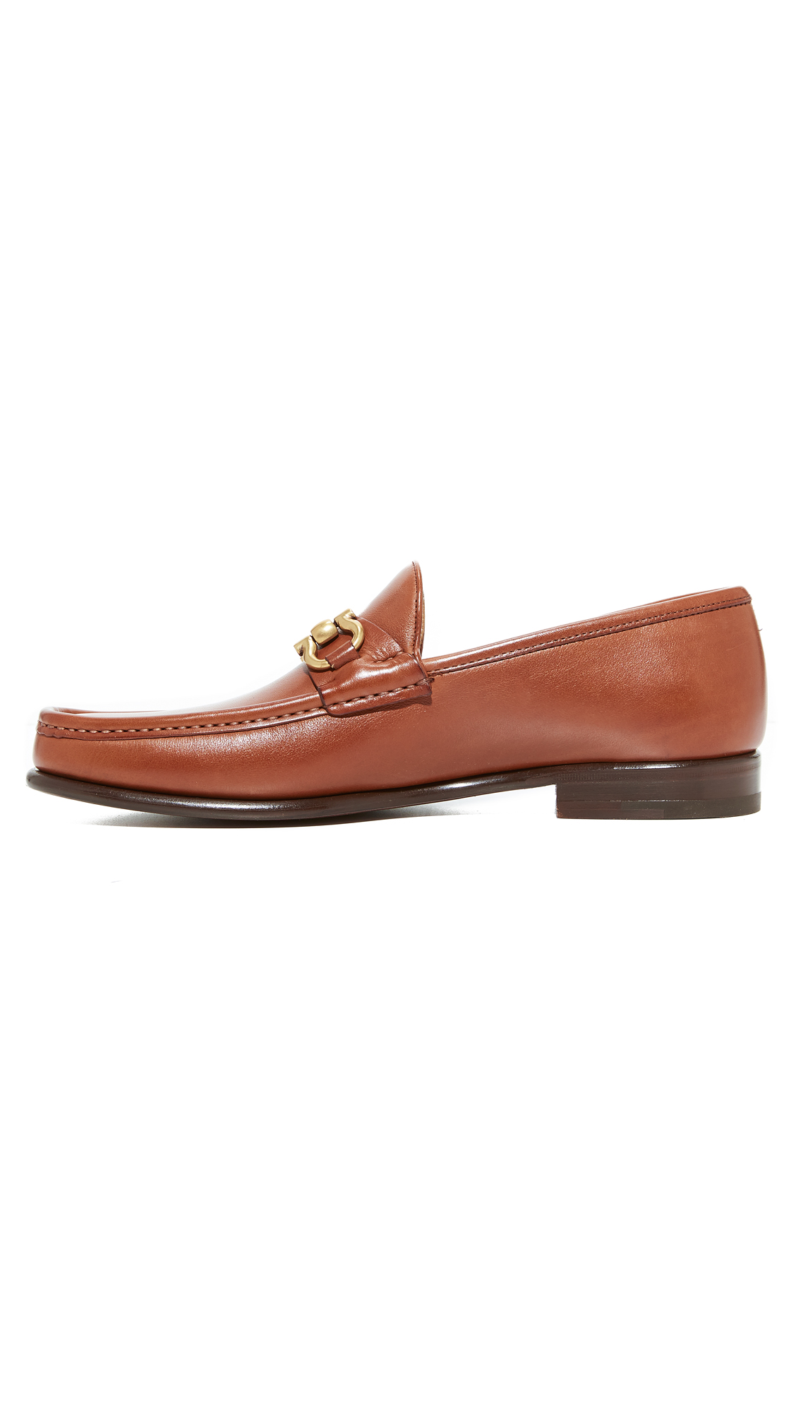 FERRAGAMO Mason Bit Leather Loafers