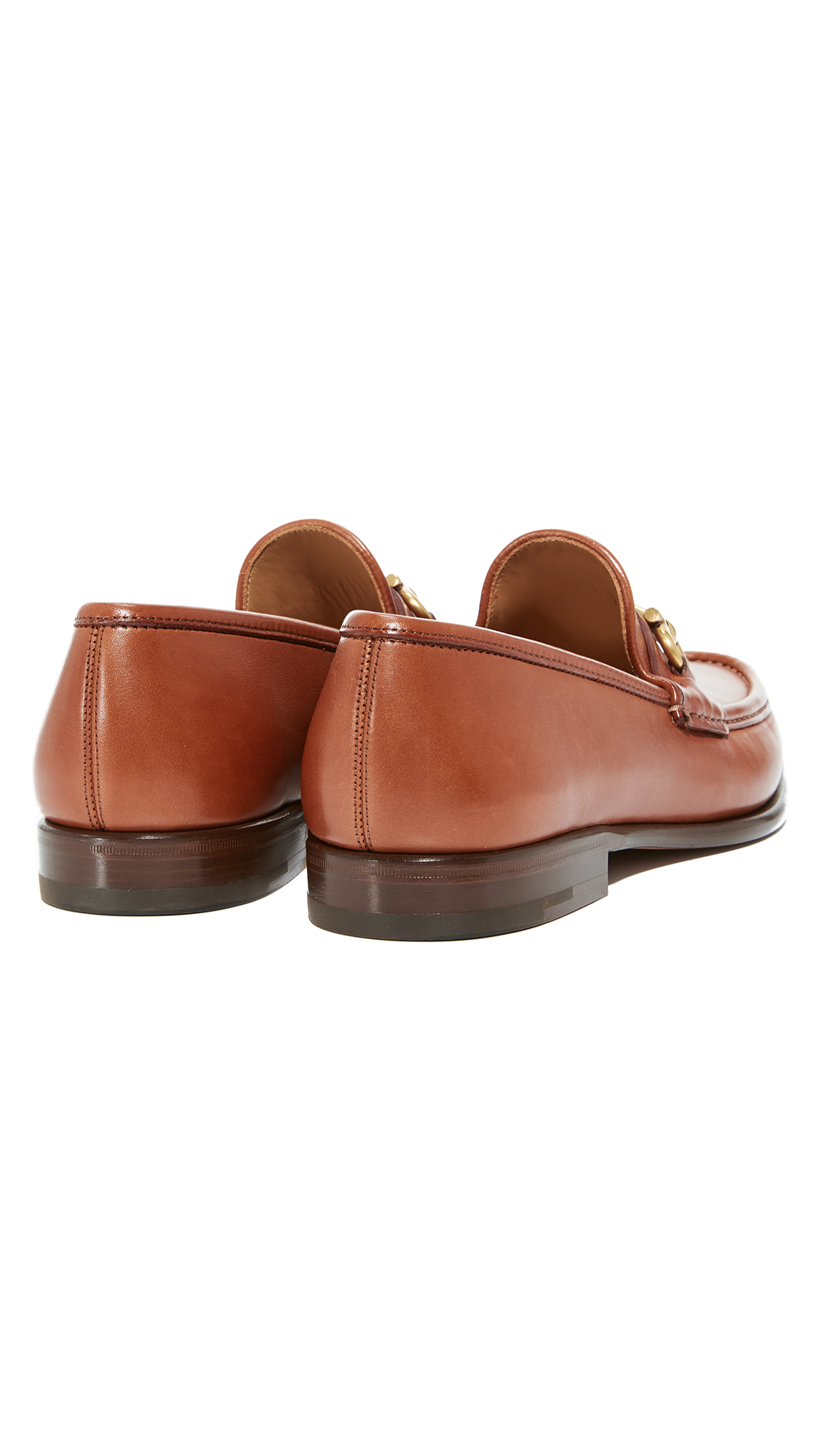 FERRAGAMO Mason Bit Leather Loafers