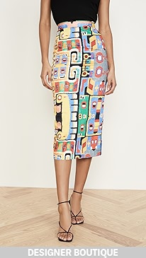 Stella Jean - Stampa Maya Skirt