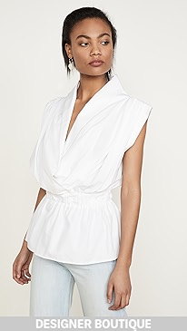 Stella Jean - V Neck Sleeveless Blouse