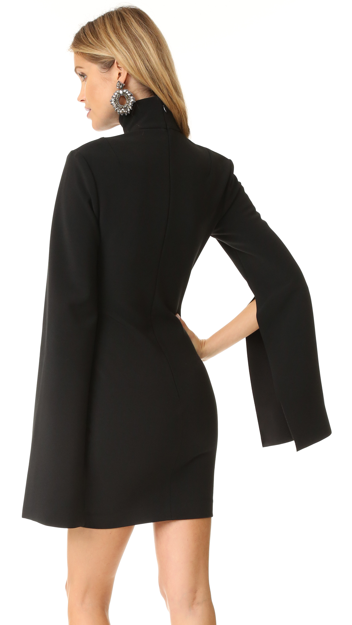 solace london black franklin dress