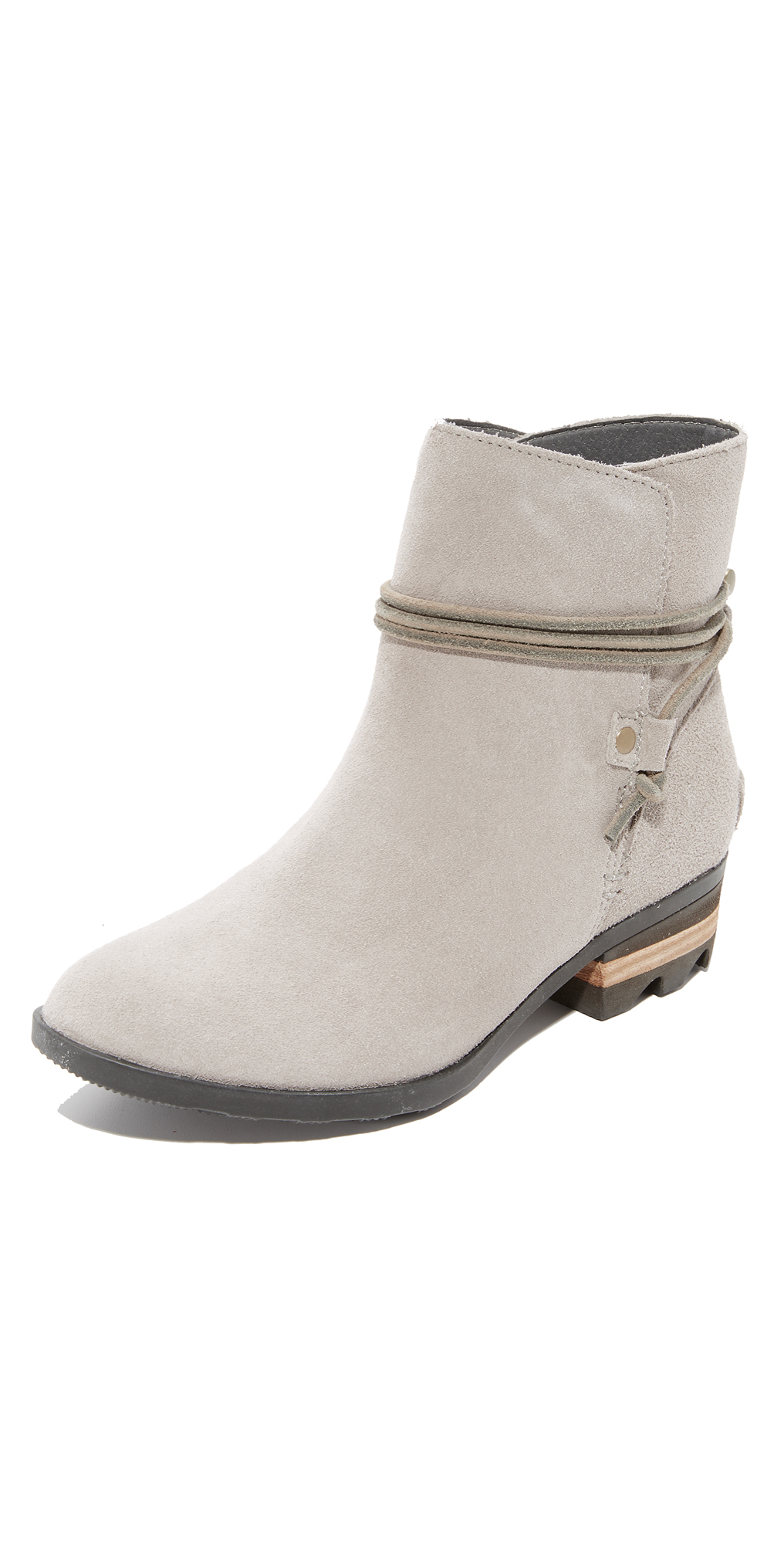 sorel farah short waterproof suede bootie