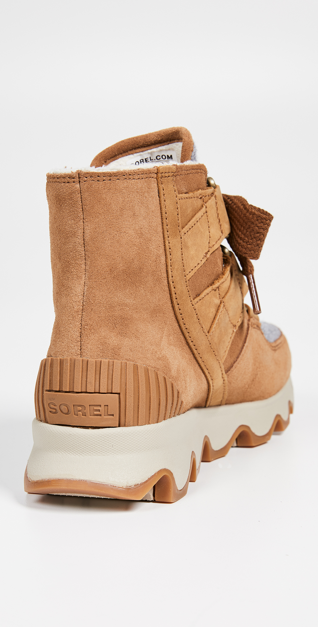 kinetic short lace up booties