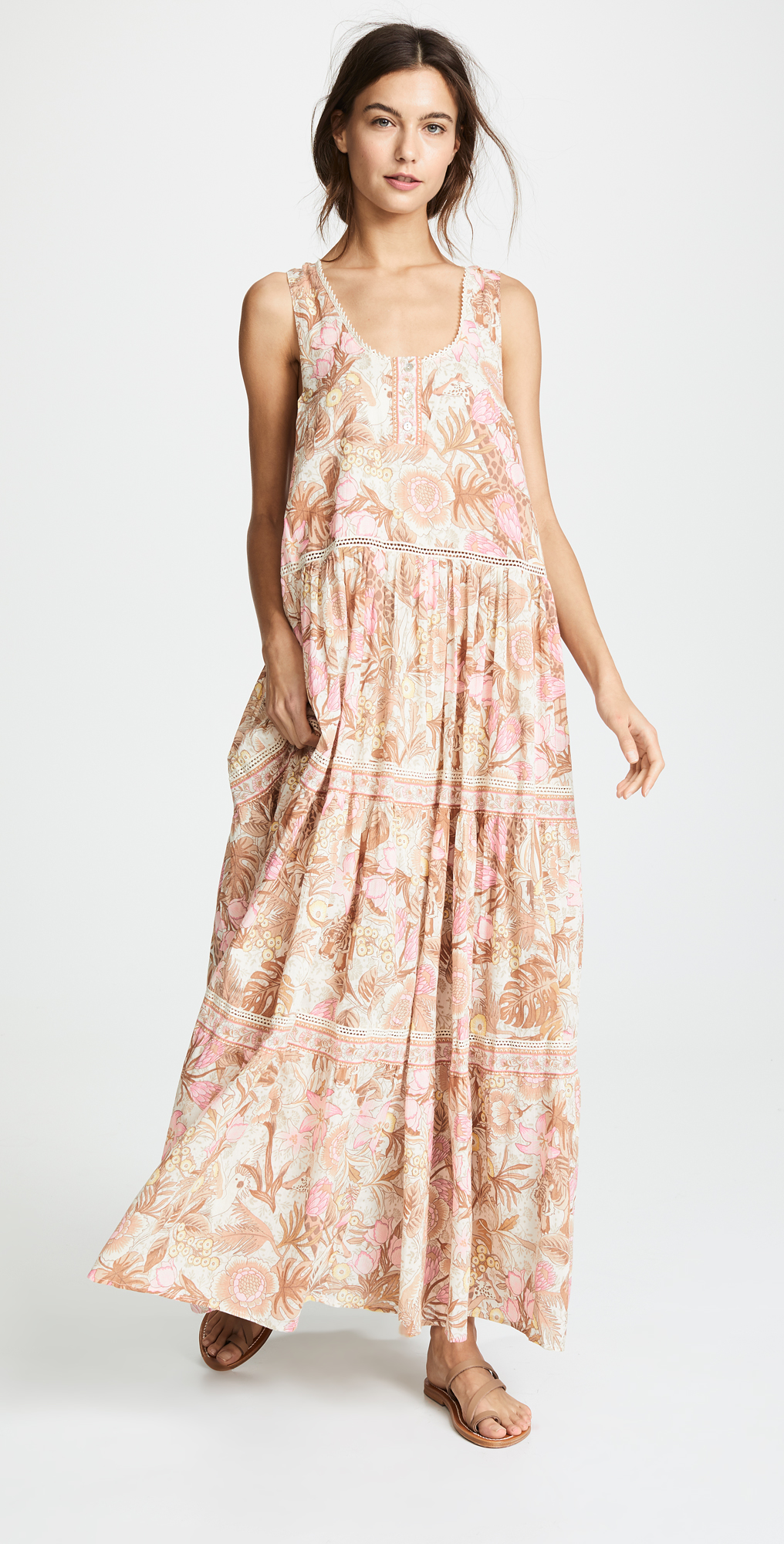 jungle midi sundress
