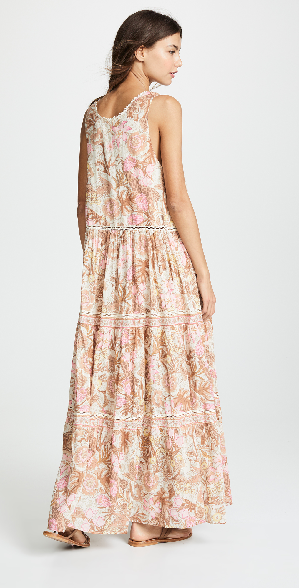 spell jungle midi sundress
