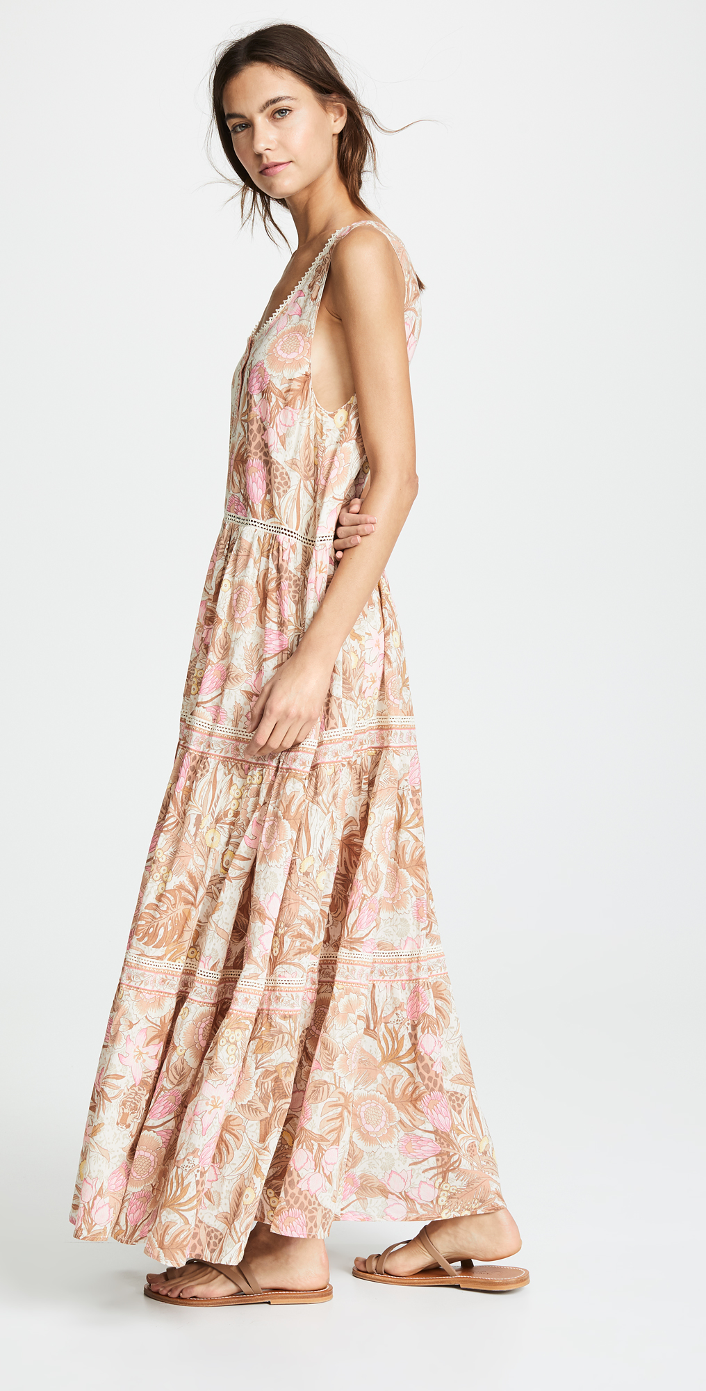 jungle midi sundress