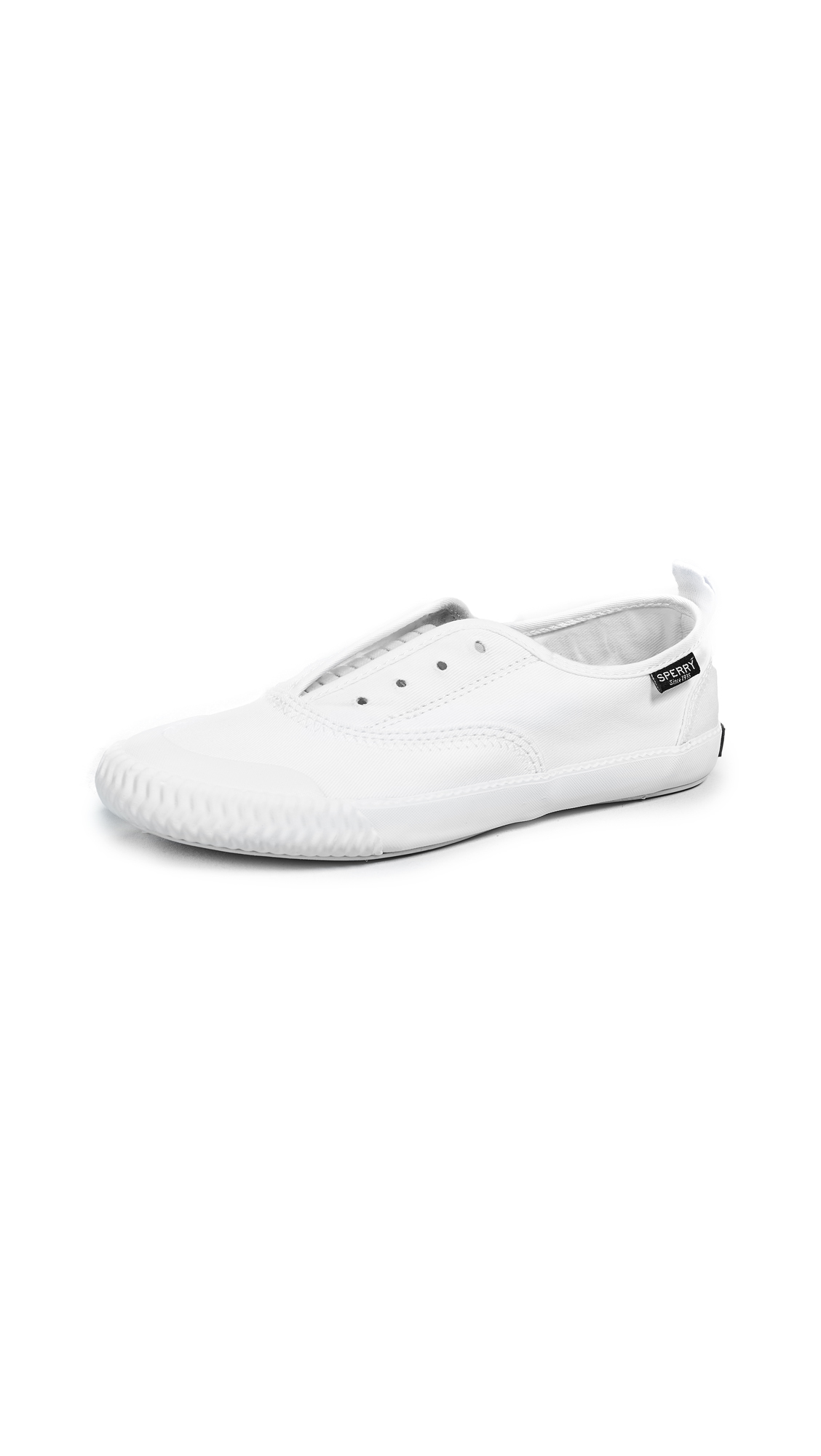 Sperry Sayel Clew Washed Canvas Sneakers In White ModeSens
