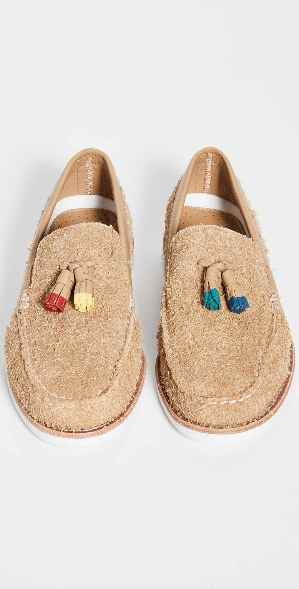 sperry suede loafers