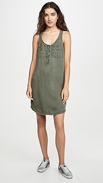 Splendid - Linen Cargo Tank Dress