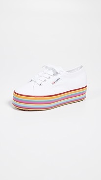 Superga - Multicolored Platform Sneakers