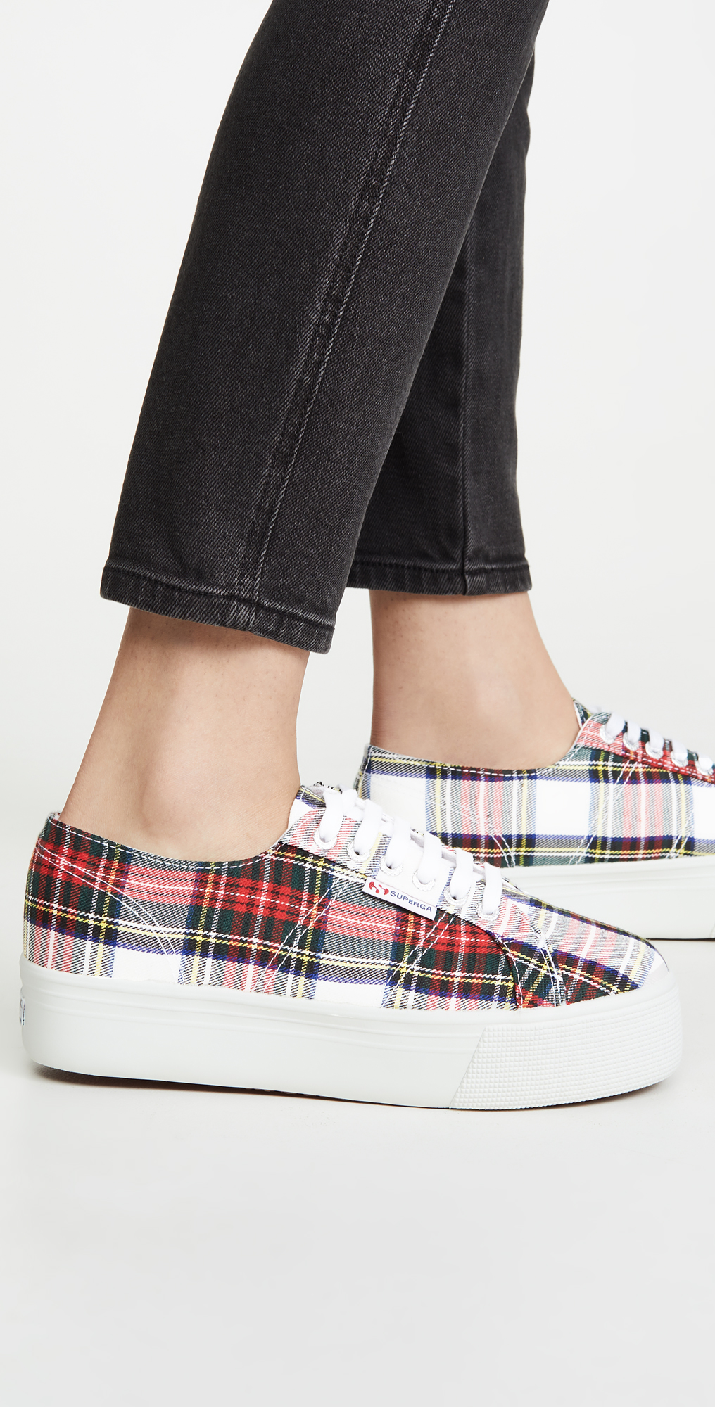 superga plaid shoes
