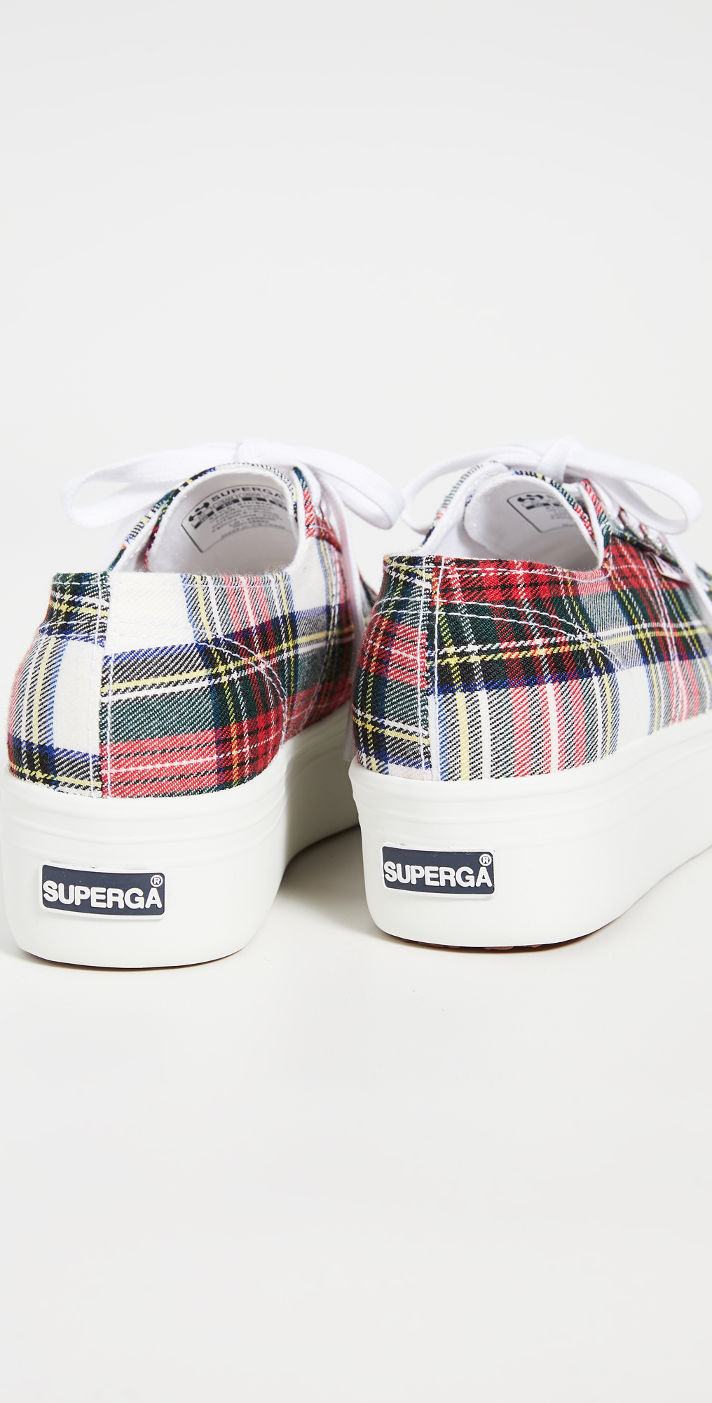superga plaid classic sneakers
