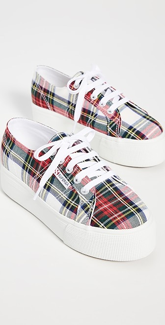superga plaid classic sneakers