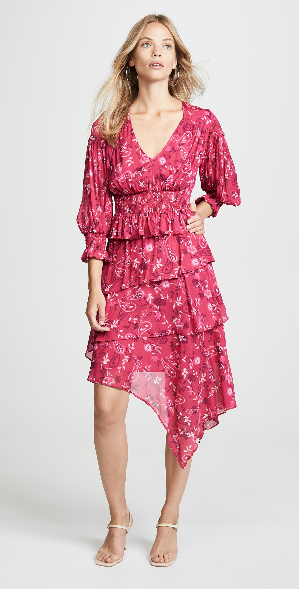 steele winnie midi dress