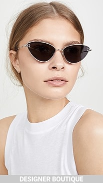 Stella McCartney - Stella Essentials Narrow Cat Eye Sunglasses