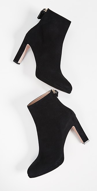 stuart weitzman delphine suede ankle booties
