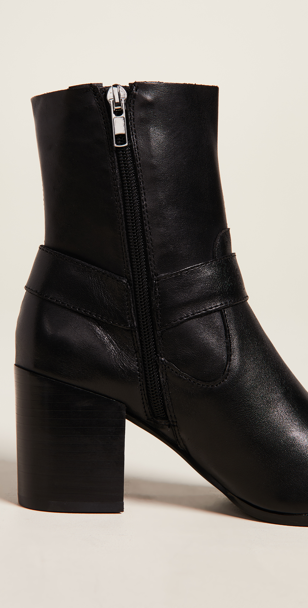 steven jiffie block heel booties