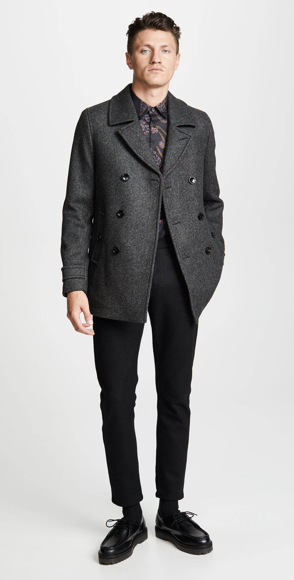 ted baker grilld peacoat