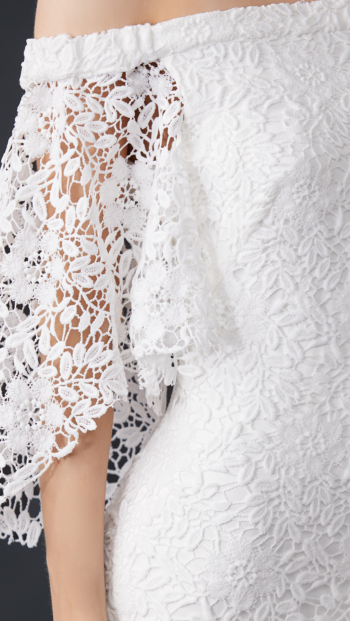 theia off the shoulder dress