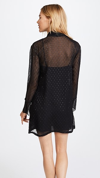 theory scarf wrap dress