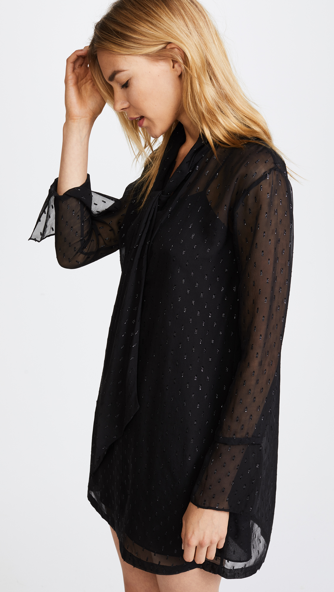 theory scarf wrap dress