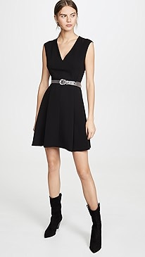 Theory - Pleated Cap Dress