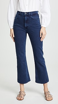 3x1 - Empire Crop Flare Jeans