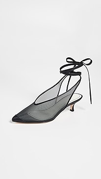 Tibi - Otis Tie Slingback Pumps
