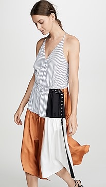 Tibi - Wrap Slip Dress