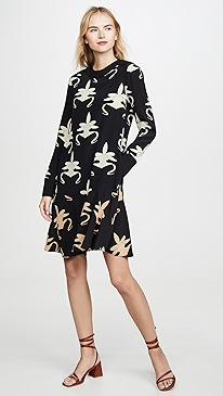 Tibi - Yoked Drop Waist Dress