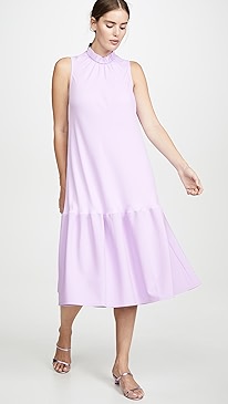 Tibi - Sculpted Drape Long Dress
