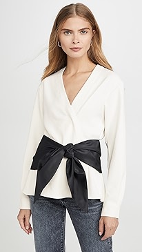 Tibi - Tie Top