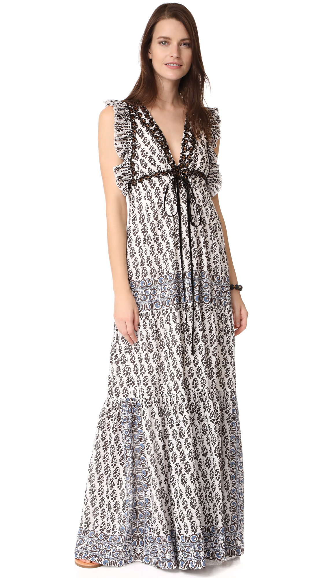 tory burch maxi dress