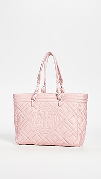 Tory Burch - Fleming Quilted Nylon Small Tote