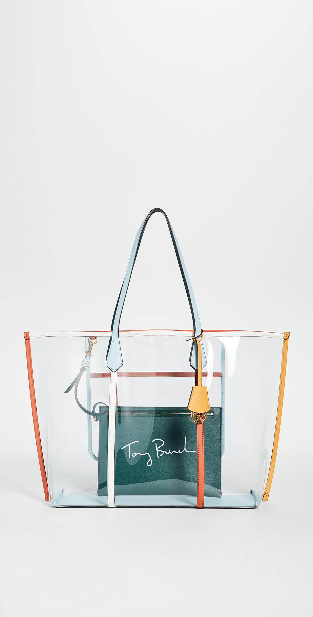 tory burch perry clear tote