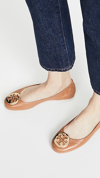 Tory burch minnie tan clearance