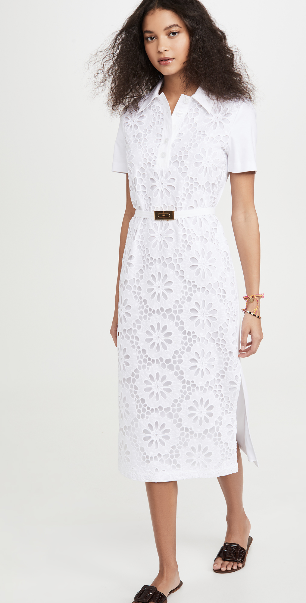 tory burch white dress