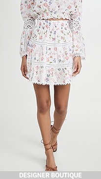 Temptation Positano - Scala Mini Butterfly Print Skirt