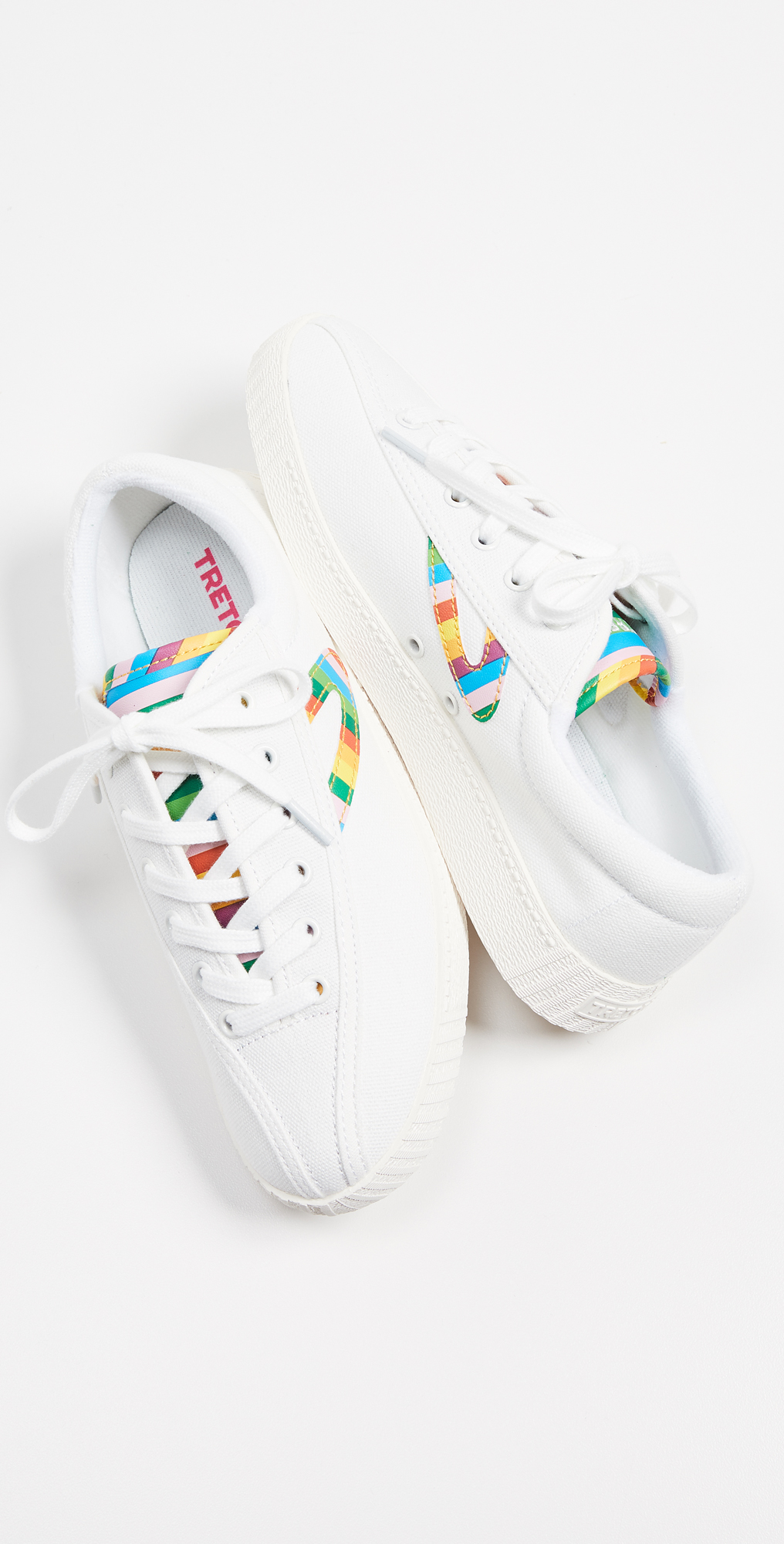 rainbow tretorn shoes