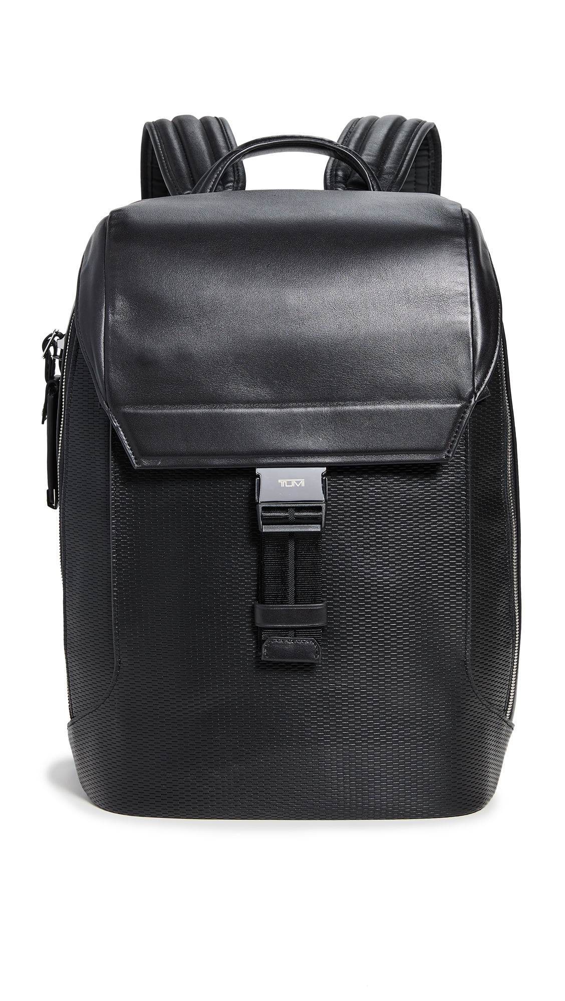Tumi Ashton Dolton Flap Backpack In Black Perforated | ModeSens