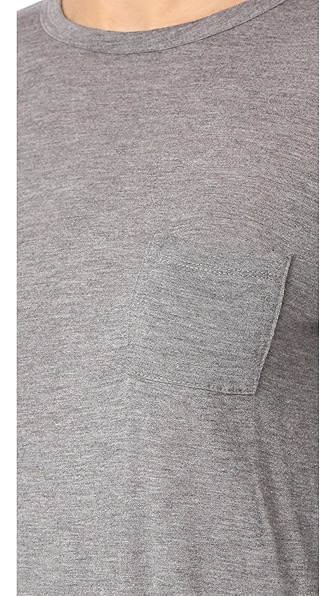 ALEXANDER WANG T CLASSIC CROPPED LONG SLEEVE TEE