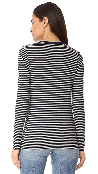 ALEXANDER WANG T LONG SLEEVE CREW NECK TEE