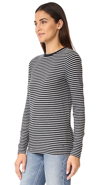 ALEXANDER WANG T LONG SLEEVE CREW NECK TEE