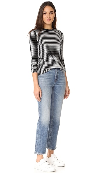 ALEXANDER WANG T LONG SLEEVE CREW NECK TEE