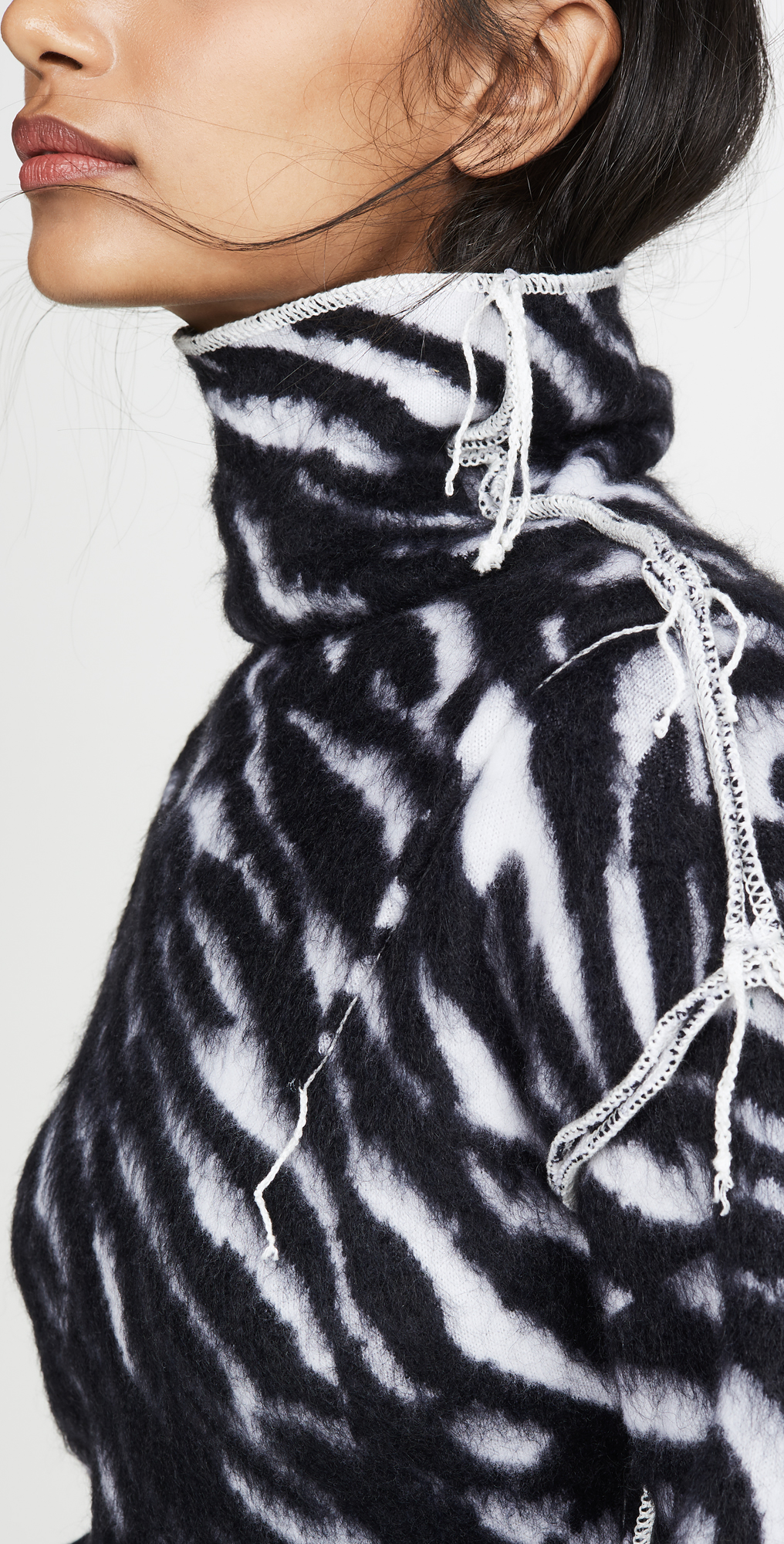 zebra print jumper dress