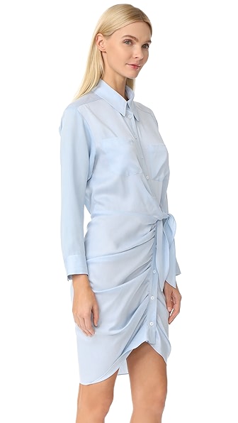 VERONICA BEARD SIERRA RUCHED DRESS