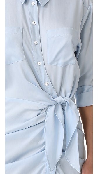 VERONICA BEARD SIERRA RUCHED DRESS