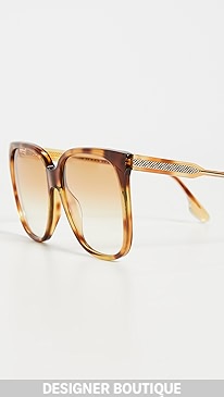 Victoria Beckham - Guilloche Square Sunglasses