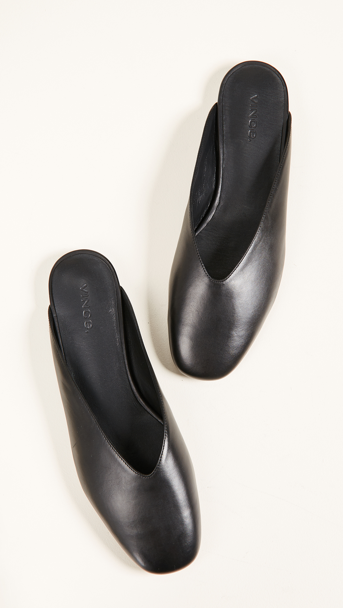 vince levins leather slides